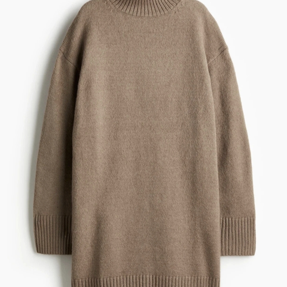 H&M Knit Mock Turtleneck Dress  Size L